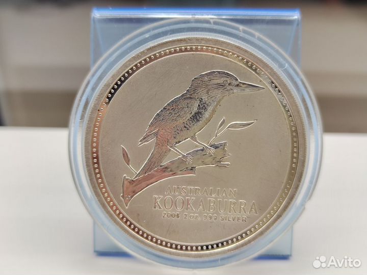 Монета 2003 Australia 2 oz Silver Kookaburra