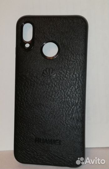 Чехол кожаный для Huawei p20 lite