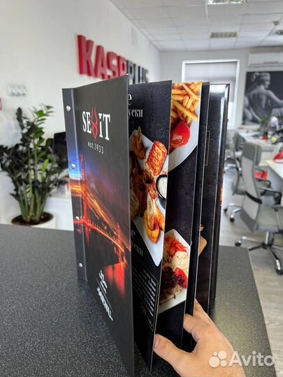 Печать меню для ресторанов, баров и кафе