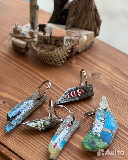 Брелки из дерева