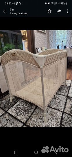 Манеж, кровать, приставная кровать Happy baby