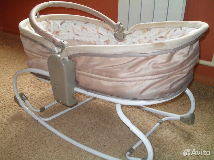 Дет. кроватка на металлическом каркасе (колыбель)