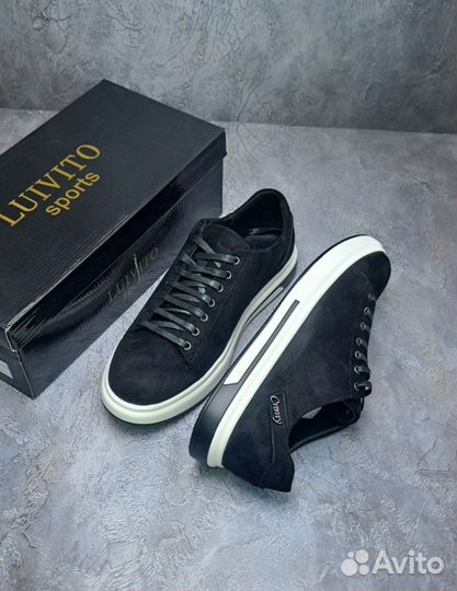 Кеды мужские замшевые