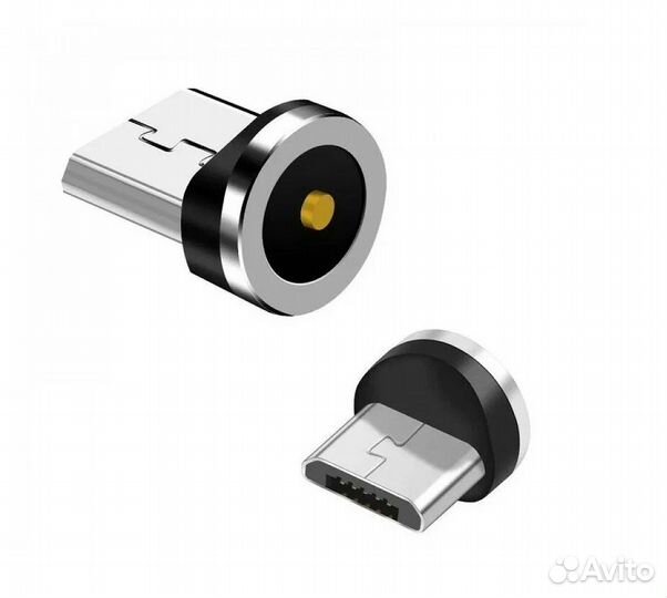 Магнитный наконечник Micro USB круглый коннектор