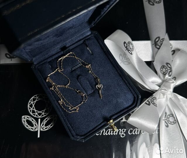 Золото цепочка и ключик