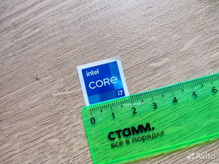 Наклейка Intel Core i7