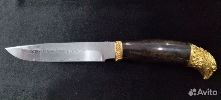 Нож ручной работы из нержавеющей дамасской стали