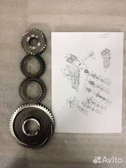 Шестеренка кпп на снегоход BRP