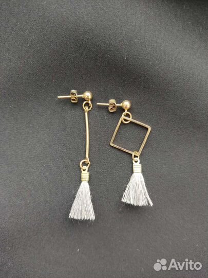 Асимметричные серьги