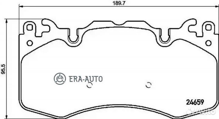 Brembo P44023 Колодки торм.пер