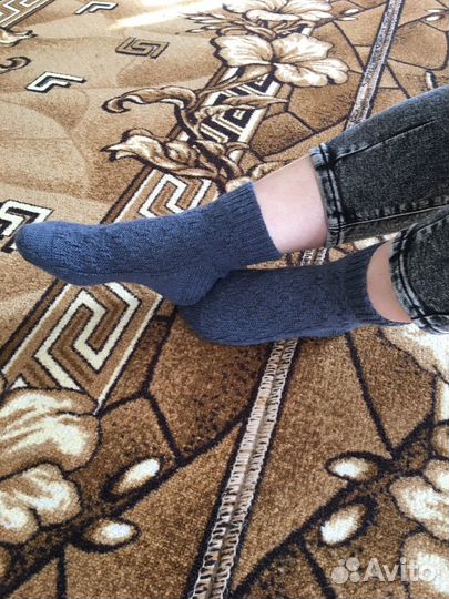 Носки женские вязаные ручной работы