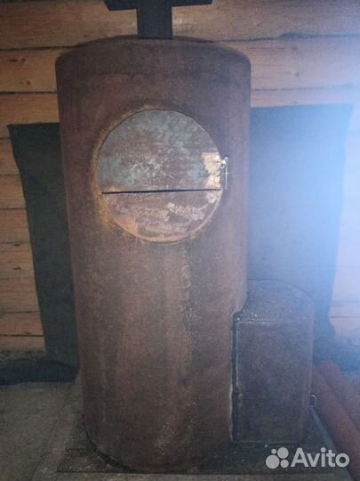 Печь для бани из 630 трубы