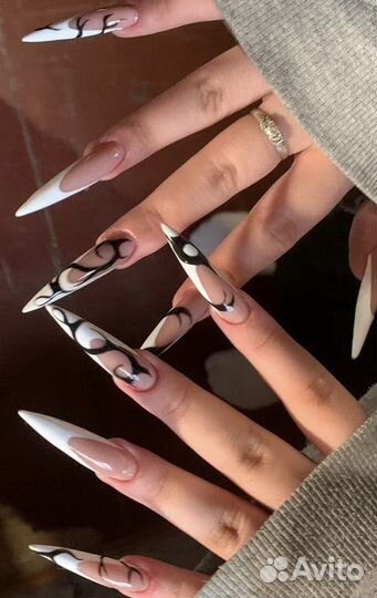 Маникюр наращивание