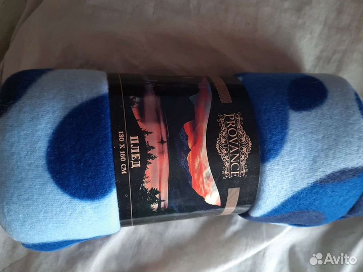 Плед флисовый новый