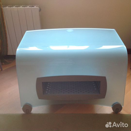 Дизайнерская TV тумба из стекла Италия новая