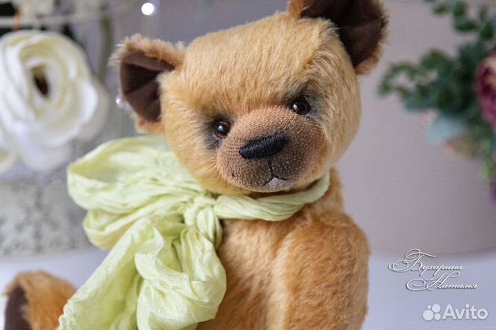 Мишка Классик из мохера (30 см)