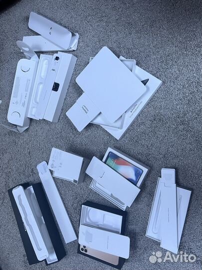 Коробки от техники apple