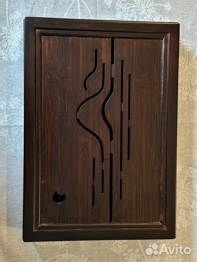 Чабань чайная доска бамбук 37х26 см