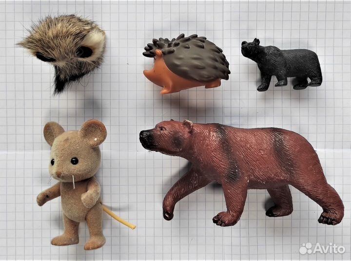 Фигурки лесных зверей
