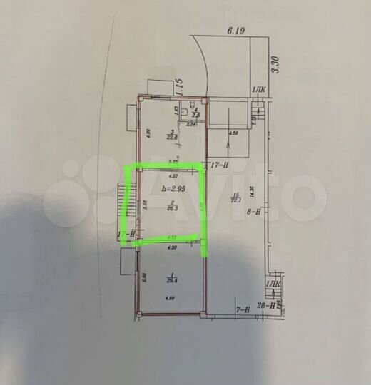 Свободного назначения, 10 м²