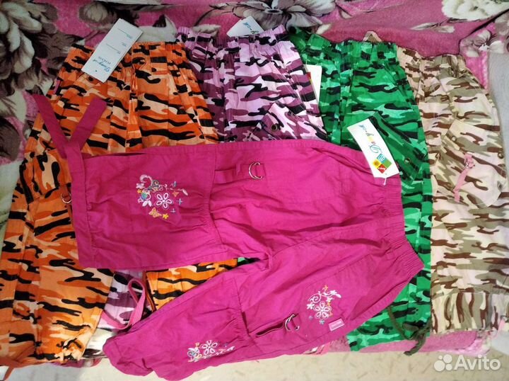 Новые футболки,штаны,сарафан,юбка.р110-146