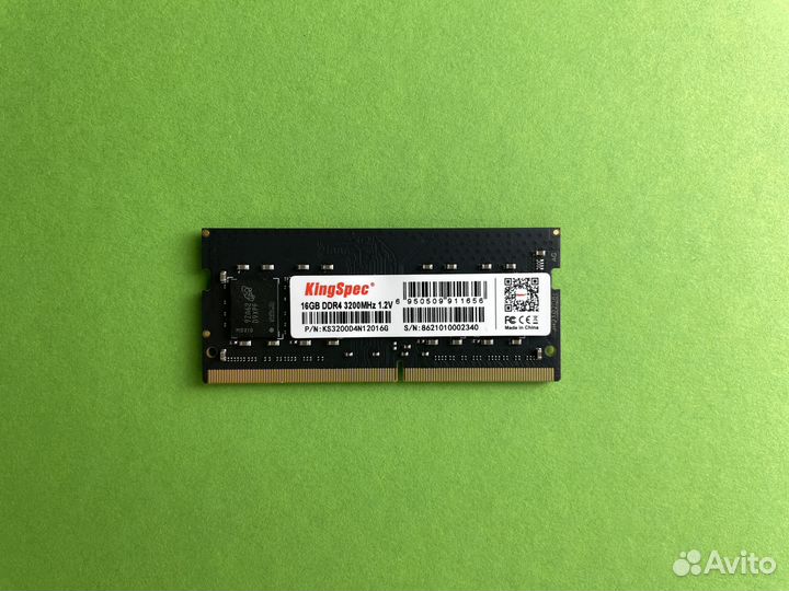 Озу DDR4 3200 MHz 16 GB KingSpec Sodimm