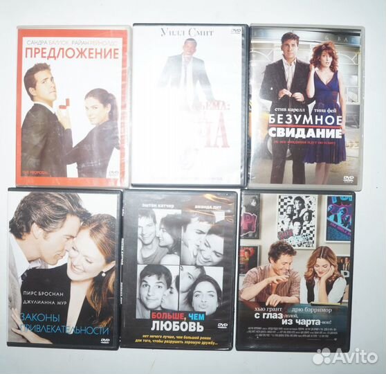 Двд -диски.Комедии, комедийн. драмы и др