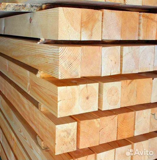 Брус от производителя строганный, лиственница, сух
