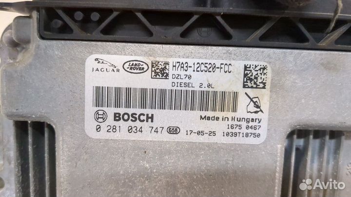 Блок управления двигателем Jaguar XE 2015, 2017