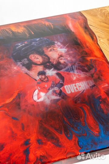 Стол из эпоксидной смолы овечкин легенда