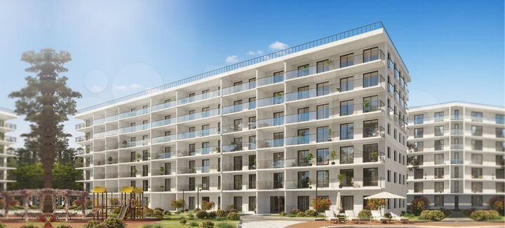 1-к. апартаменты, 60 м², 2/7 эт.