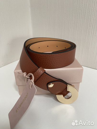 Ремень кожаный новый Coccinelli