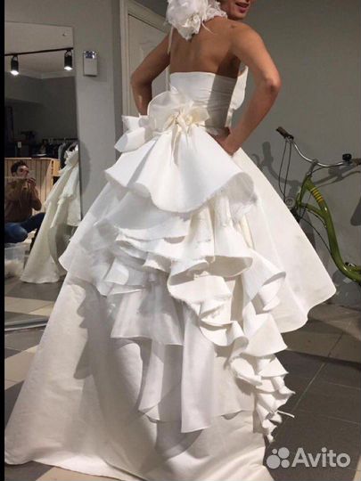 Необычное свадебное платье в стиле Dior Диор