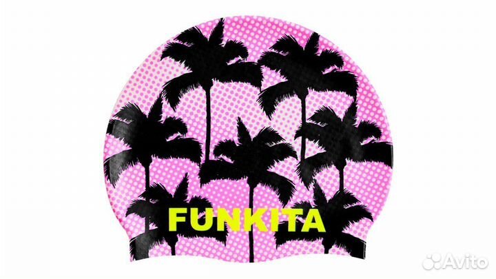 Шапочка для плавания Funkita Pop palms