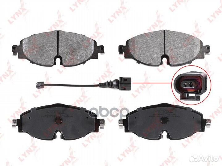Колодки тормозные передние BD-8043 lynxauto