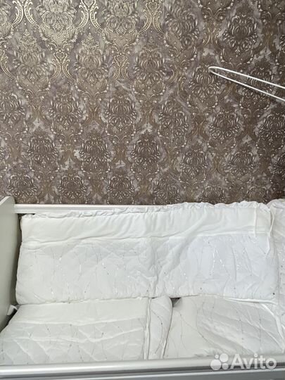 Бортики и балдахин в кроватку