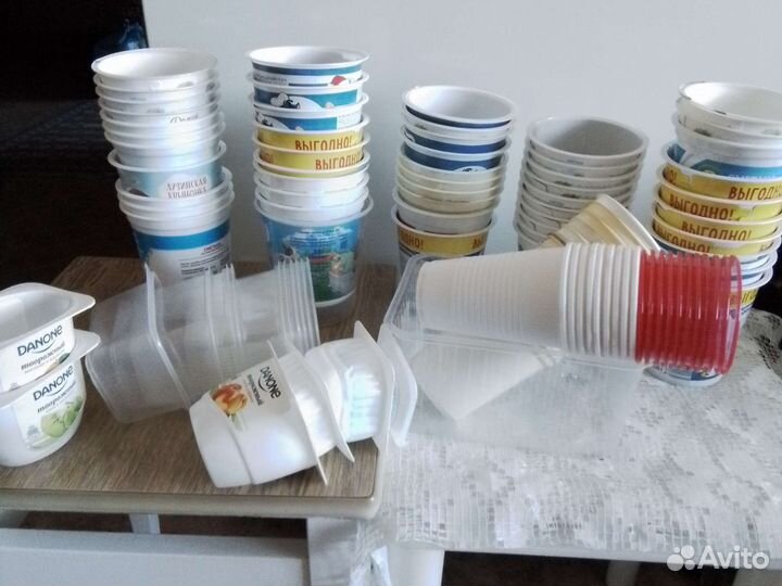 Стаканы для рассады. 2 набора