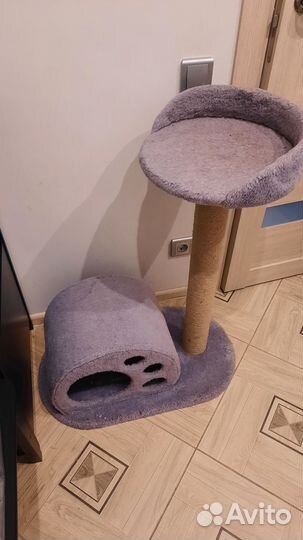 Домик для кошки с когтеточкой