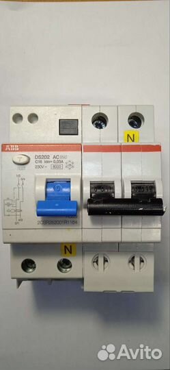 Дифференциальный автомат ABB DS202 C16A 30ma