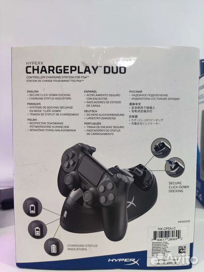 Зарядное устройство HyperX Charge Play Duo для PS4