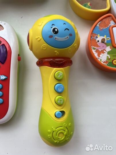 Музыкальные игрушки с батарейками