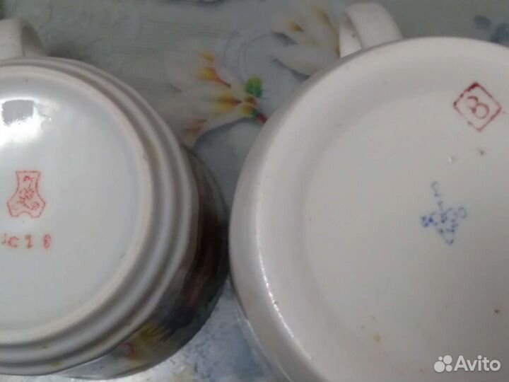 Кружки фафоровые ссср,пивные60-е г.,емк.0,5 л