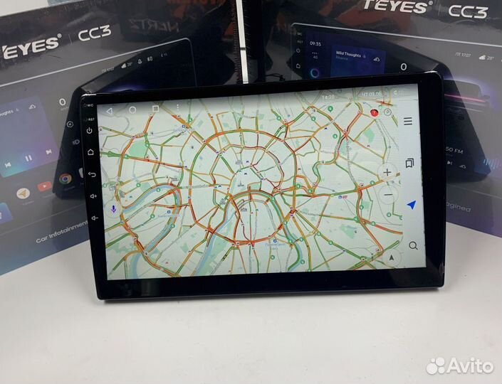 Магнитола на андройде Teyes CC3 6/128 для Kia