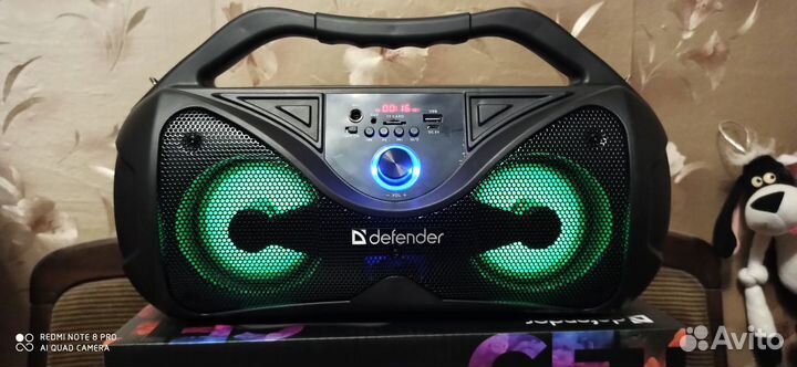 Defender G108,басовитая,мощная-20W с пультом,новая