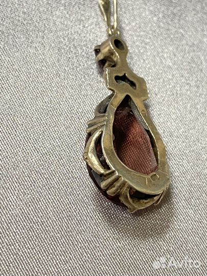 Кулон серебряный 875 проба