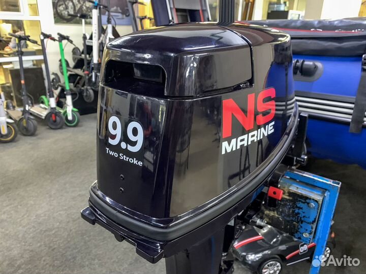 Лодочный мотор Nissan Marine 9.9 витринный