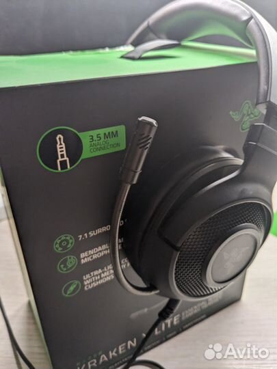 Наушники Razer kraken X lite