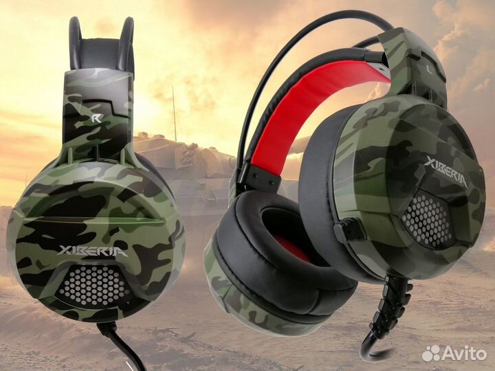 Игровые наушники Xiberia X6 usb 7.1
