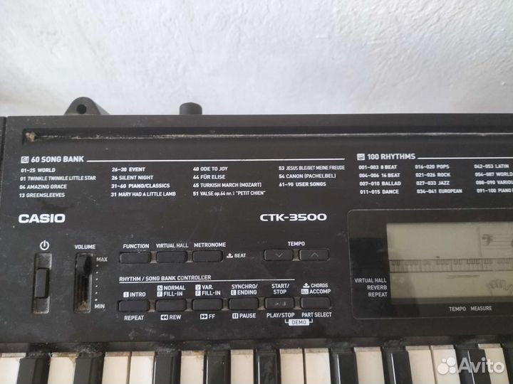 Синтезатор ctk 3500