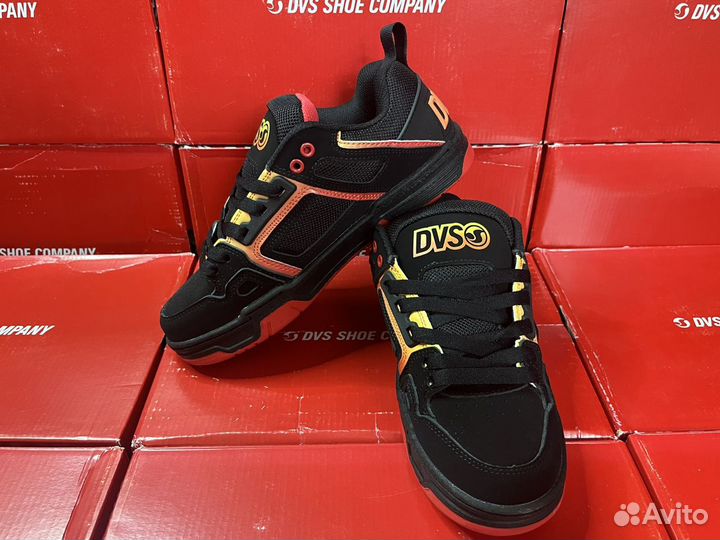 DVS Shoes Comanche Black/Orange